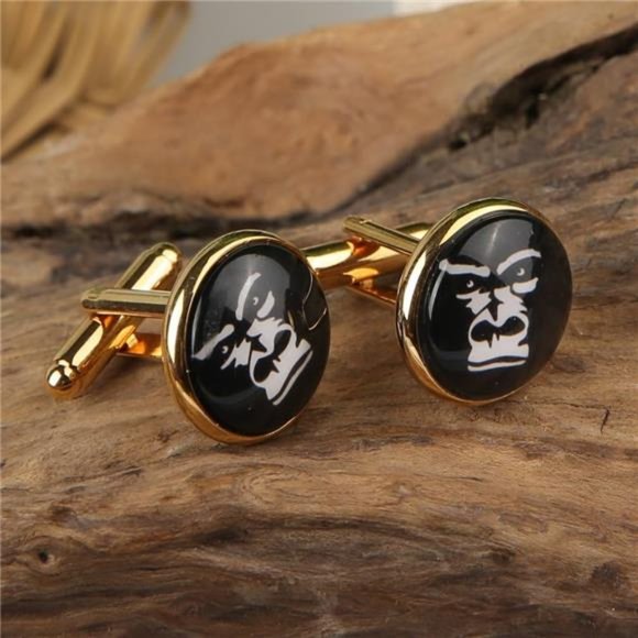 World Map Cufflinks Wedding Vintage Personalised Gifts Father Grandfather Dad - Picture 3 of 6